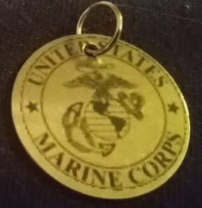 Pendants - Military, Veteran & Patriotic  (25 mm silvertone)