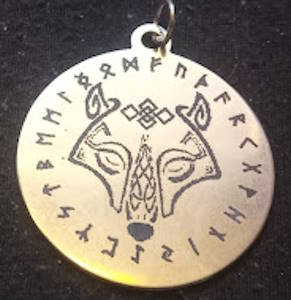 Norse / Viking Pendants (30mm silvertone)
