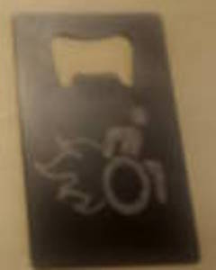 Bottle Opener - Flaming Wheelchair