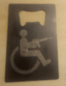 Bottle Opener - Armed & Dissabled