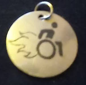 Flaming Wheel Chair