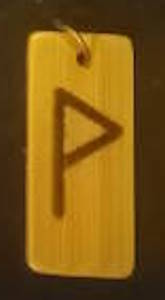 Elder Futhark Wood Pendants